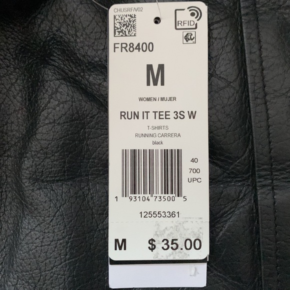 Never Worn - Adidas Black Tee - Picture 3 of 4